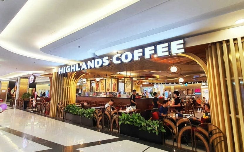 Higland Coffee tầng hầm B1, Vincom Center Landmark 81